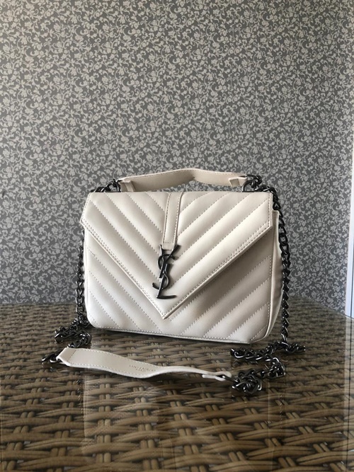 ysl bolsa white